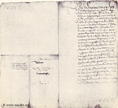 Bürgschaft der Hansestädte Deventer, Münster, Nimwegen, Soest; Wesel und Zütfen aus dem Jahre 1564 wegen des Osterschen Hauses (Hansehaus) in Antwerpen. Bürgschaft der Hansestädte Deventer, Münster, Nimwegen, Soest; Wesel und Zütfen aus dem Jahre 1564 wegen des Osterschen Hauses (Hansehaus) in Antwerpen.